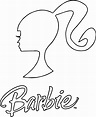 Barbie Logo Coloring Pages - IMAGESEE