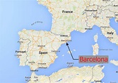 Where Is Barcelona Located On A World Map - Map