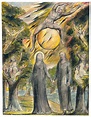 William Blake - The Sun in His Wrath 1816-1820