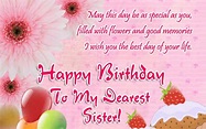 200+ Birthday Wishes for Sister - Happy Birthday Sister | WishesMsg