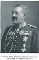 Dietrich von Hülsen-Haeseler. According to wiki died in 1908 in a ...