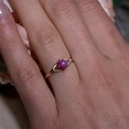 Pink Star Sapphire 14K Gold Ring - The Crystal Council