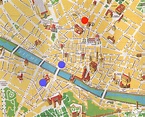 Mapas de Florença - Itália | MapasBlog