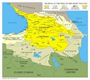 Maps of Kingdom of Georgia at the peak of her might and now. Via ...