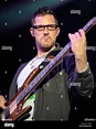 Stefan Lessard of Dave Matthews Band performing live at the Molson ...