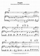 Angels Sheet Music | Robbie Williams | Piano, Vocal & Guitar Chords ...