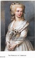 Portrait Of Marie Thérèse Louise Of Savoy Princesse De Lamballe Photo ...