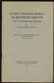William Hardy Alexander / Lucius Annaeus Seneca de Beneficiis Libri VII ...