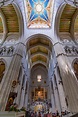 Interior of Almudena Cathedral in Madrid, Spain Editorial Stock Image ...
