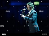 Sänger Josh Groban führt in der SAP Arena in Mannheim, Deutschland, 4 ...