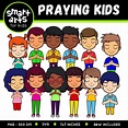 Praying Kids Clip Art – Educational Clip Arts | Kids clipart, Clip art ...