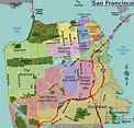 Mapa de San Francisco | TurismoEEUU | Sitios tuísticos, Mapa satelital