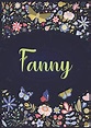 Fanny: Notizbuch A5 , Personalisierter vorname Fanny ...