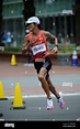 Suguru Osako of Japan competes in the men's marathon during the Tokyo ...