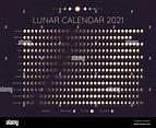 Lunar Calendar 2021 Free Calendario Lunar Las Fases De La Luna En | All ...