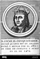 Retrato-156-Rey de Aragón-Jaime I el Conquistador Stock Photo - Alamy