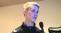 Alexander Björklund om sin debut i landslagströjan. - YouTube
