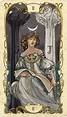 The High Priestess - Tarot Mucha Tarot Mucha, Alfons Mucha, Art Deco ...