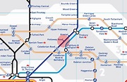 Holloway Road station map - London Underground Tube