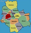 Warsaw Map - TravelsFinders.Com