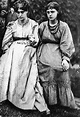 Jane Morris and her daughter Jenny, 1874 | Pre raphaelite art, Pre ...