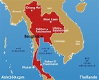 Cartes Thaïlande Guide Touristique - Tourisme en Asie & Guides ...