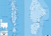 Large size Physical Map of Maldives - Worldometer