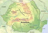 Mapa de Rumania