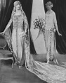 The Duchess of York (Queen Elizabeth, the Queen Mother) and Lady Mary ...