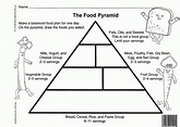 Food Pyramid Printable Worksheet