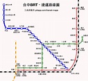 台中BRT、捷運路線圖