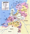Grande mapa político y administrativo de Holanda | Países Bajos ...