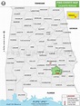 Pike County Map, Alabama