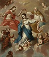 The Assumption of the Virgin Painting by Miguel Cabrera - Pixels