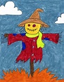 How to Draw an Old Scarecrow | Art Projects for Kids | Bloglovin’