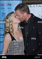 Max Martini and wife Kim Restell attend the premiere of 'Redbelt,' held ...