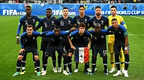 Alineación oficial de Francia contra Croacia en la final del Mundial ...