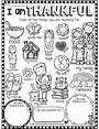 Free Printable I Am Thankful For Coloring Pages - Printable Templates Free