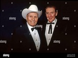 Gene Autry and his longtime sidekick Pat Buttram attending an event at ...