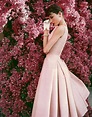 Audrey Hepburn Pink Flowers B - Fine Art Global