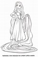 Rapunzel Coloring Page easy for kids | coloring pages | Rapunzel ...