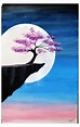 30 Easy Landscape Painting Ideas for Beginners -- Easy Tree Acrylic Pa ...