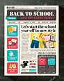 Middle school free newspaper template - sightdelta