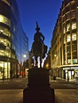 Sunrise with the Duke of Wellington today. : r/glasgow