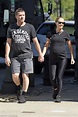 Lara Bingle holds hands with husband Sam Worthington during stroll in ...