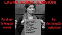 Petición · Rectificación pública y DIMISION de Laura Gómez Hernández ...