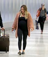Pregnant HILARY DUFF at JFK Airport in New York 08/26/2018 – HawtCelebs