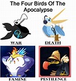 The Four Birds Of The Apocalypse by DelightfulDiamond7 on DeviantArt