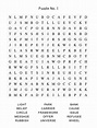 100 Printable Word Search Puzzles Incl. Solutions PDF 8.5 X 11 Instant ...