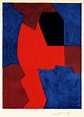 Serge Poliakoff, Composition bleue, rouge et noire, 1969 · Galerie Ludorff